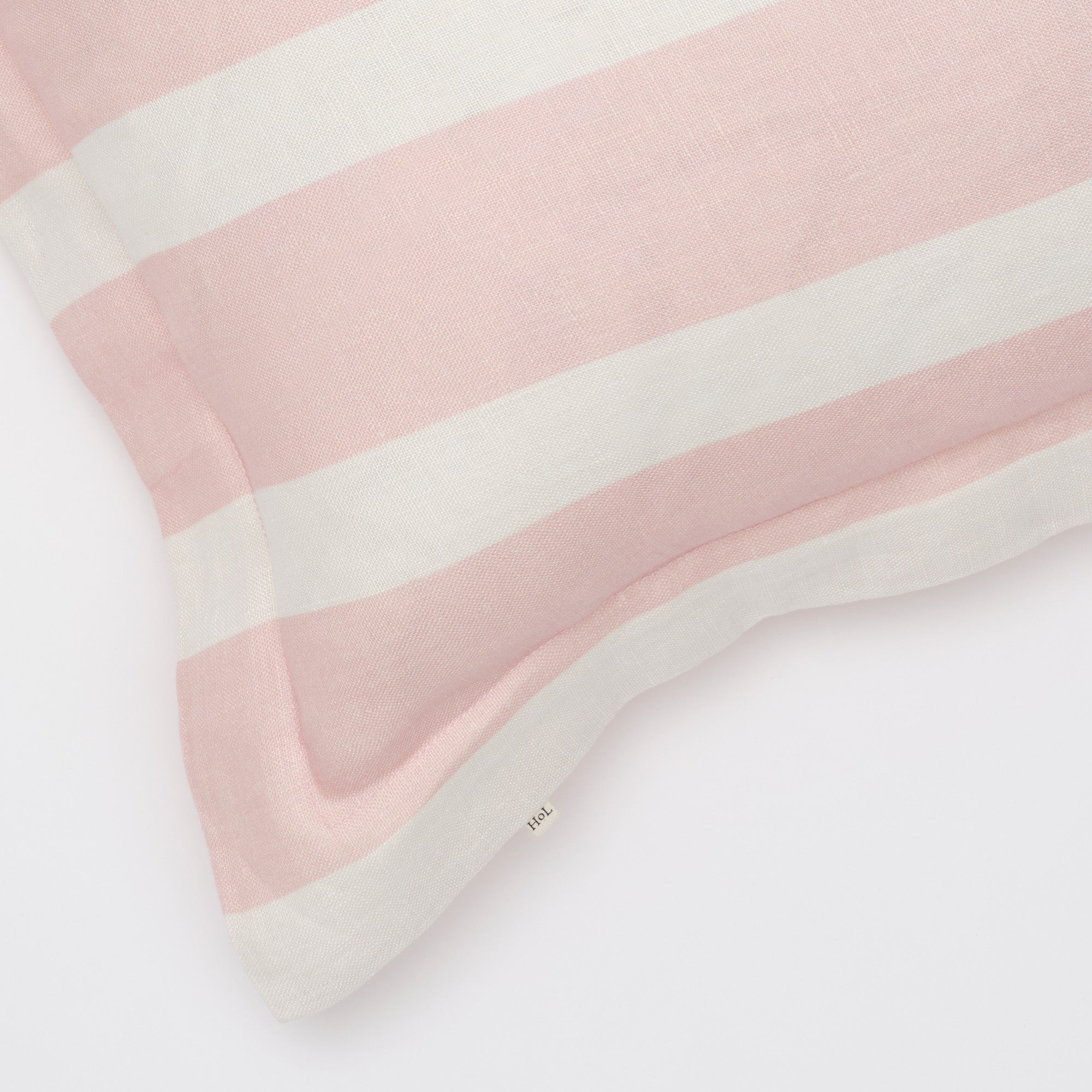 Classic Stripe Cushion — Rose