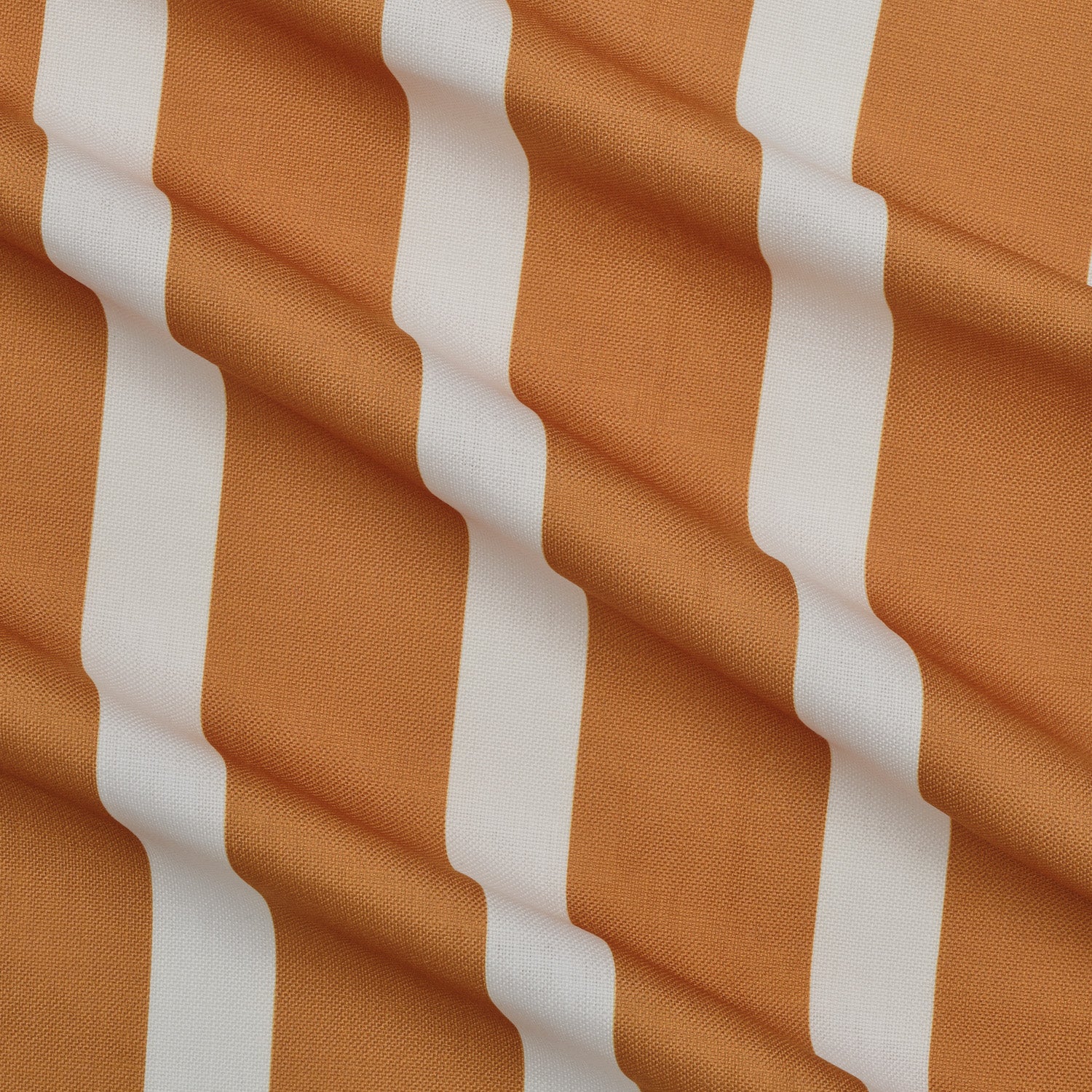 Classic Stripe Fabric in Mustard — Polyester