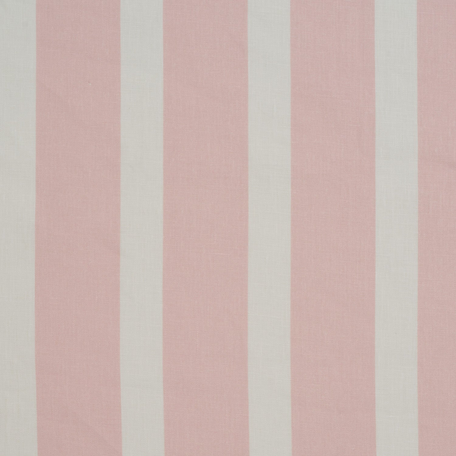 Classic Stripe Fabric in Rose — 100% Linen