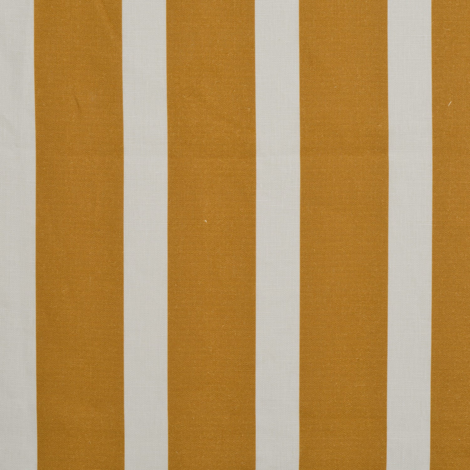 Classic Stripe Fabric in Mustard — 100% Linen