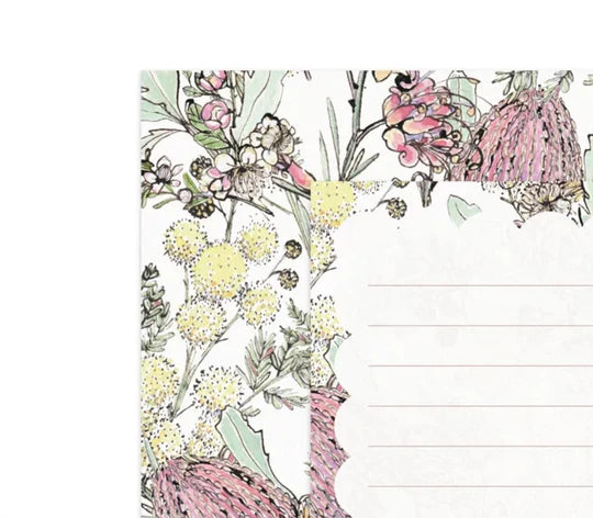 Native Floral Lined Letter Writing Stationery Set