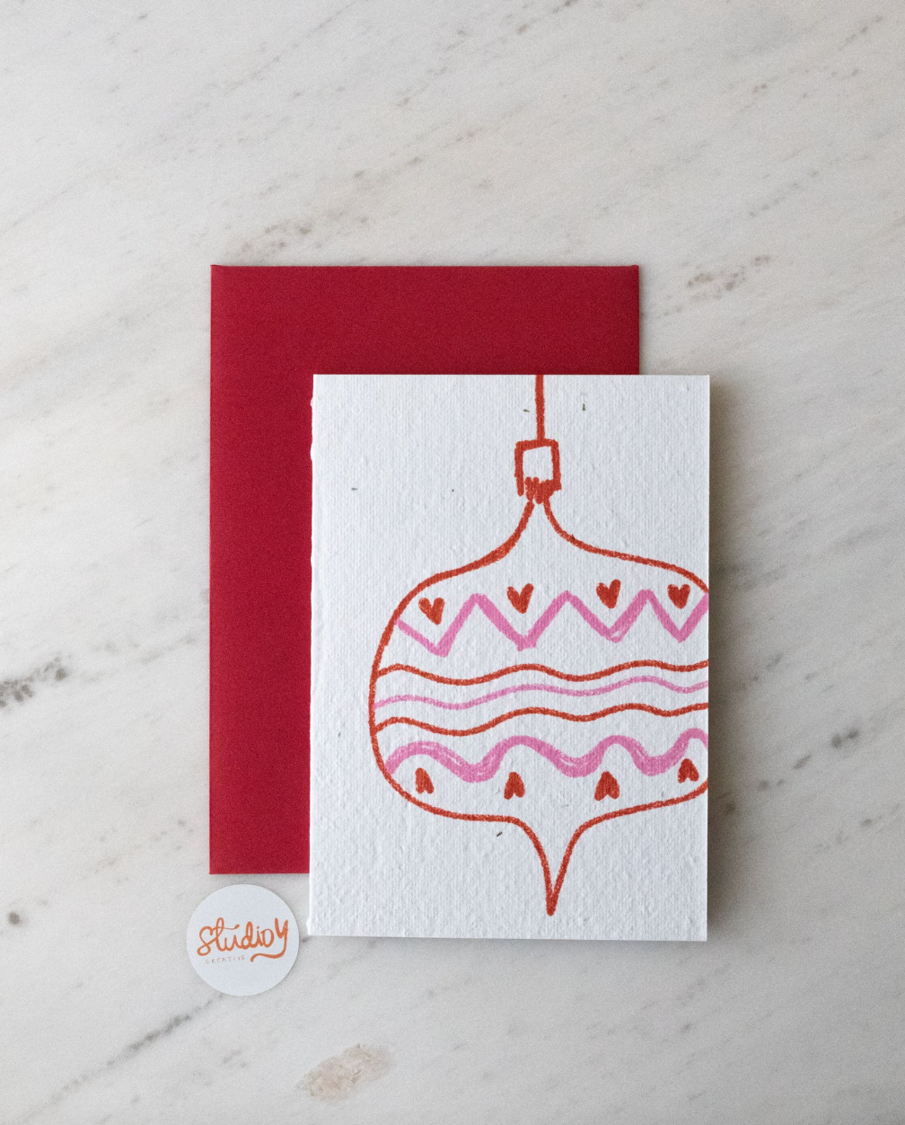 Giant Bauble Card