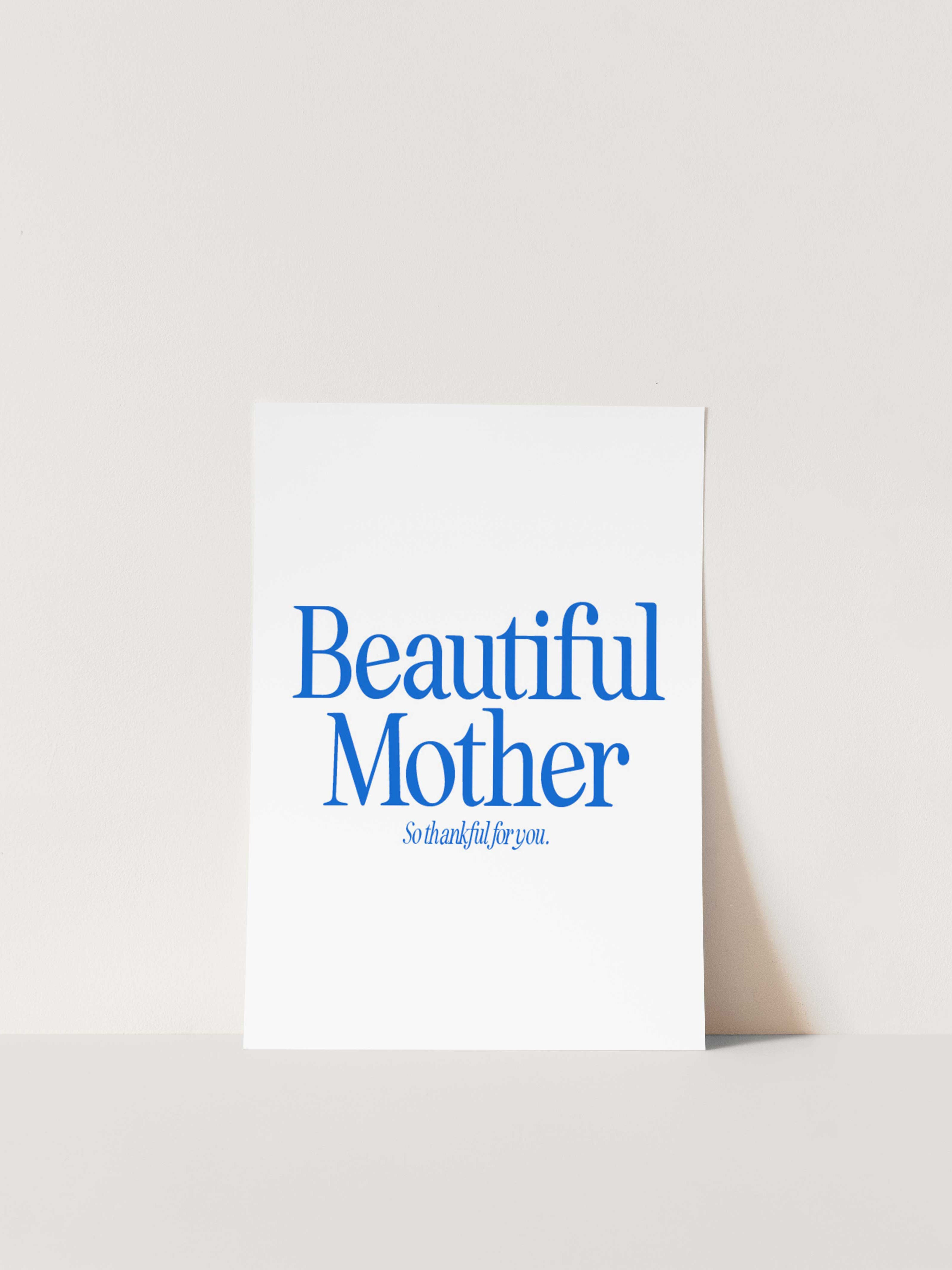 Beautiful Mother Card