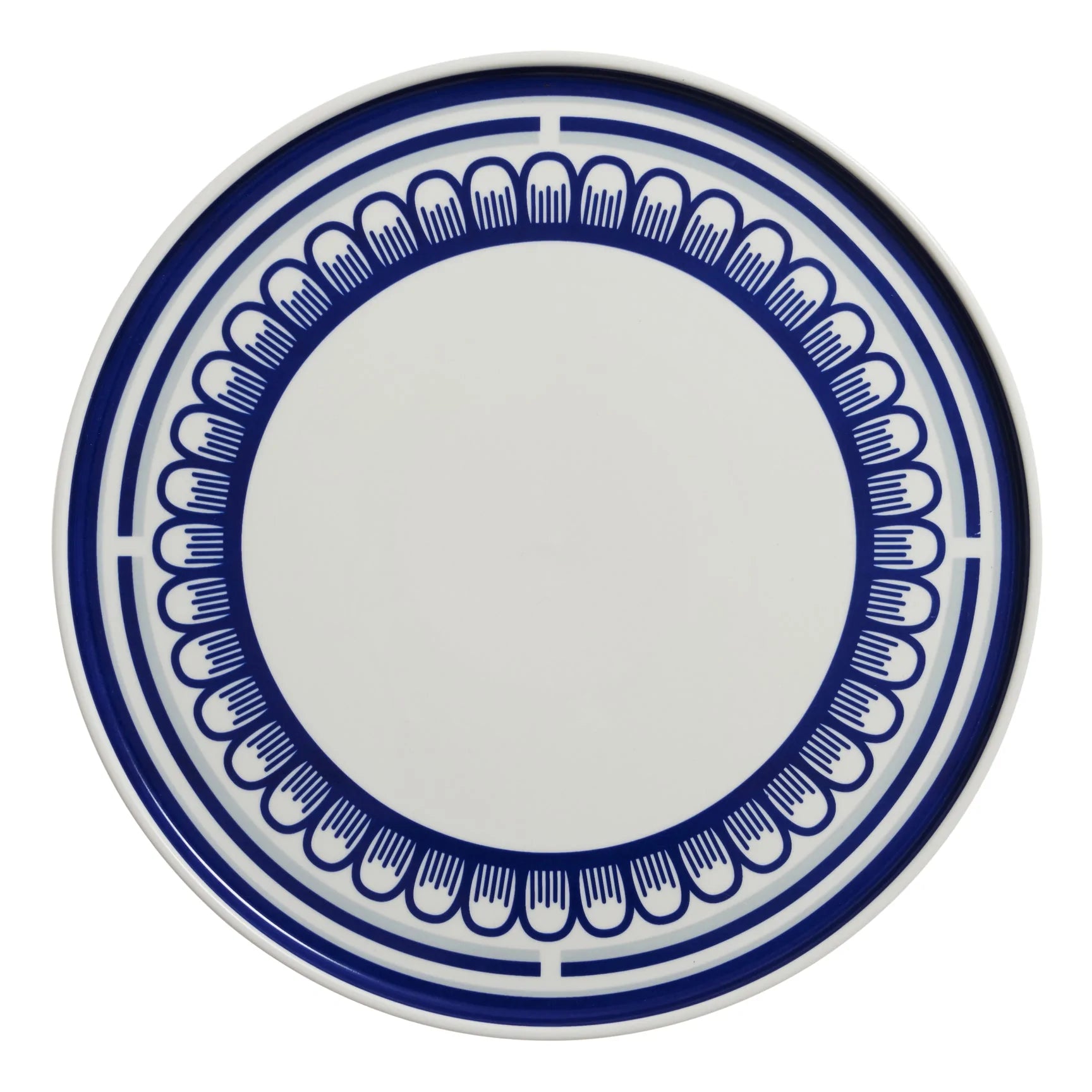 Blue Scallop Plate