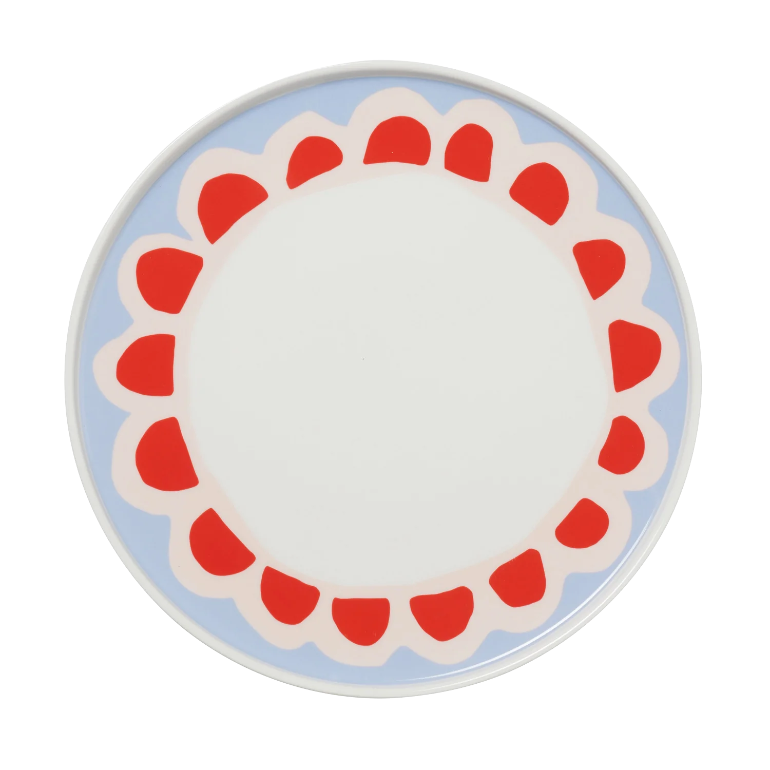 Painterly Scallop Plate