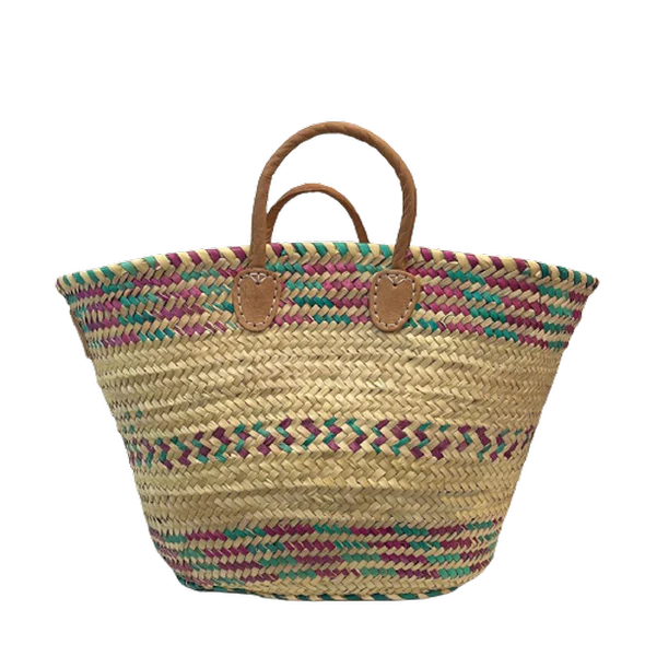 The Market Basket Co. The Traditional Moroccan Basket (Green)